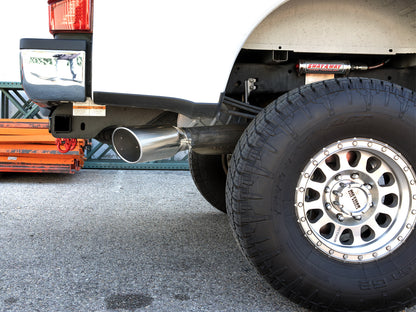 Mach Force-Xp 409 Stainless Steel Cat-Back Exhaust System w/ Tip Ford F-250/F-350 17-26 V8-6.2/6.8/7.3L aFe Power-2
