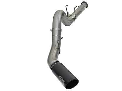 Large Bore-HD 5 Inch 409 Stainless Steel Dpf-Back Exhaust System w/ Tip Ford Diesel Trucks 17-26 V8-6.7L (td) aFe Power-8