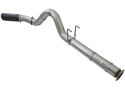 Large Bore-HD 5 Inch 409 Stainless Steel Dpf-Back Exhaust System w/ Tip Ford Diesel Trucks 17-26 V8-6.7L (td) aFe Power-10