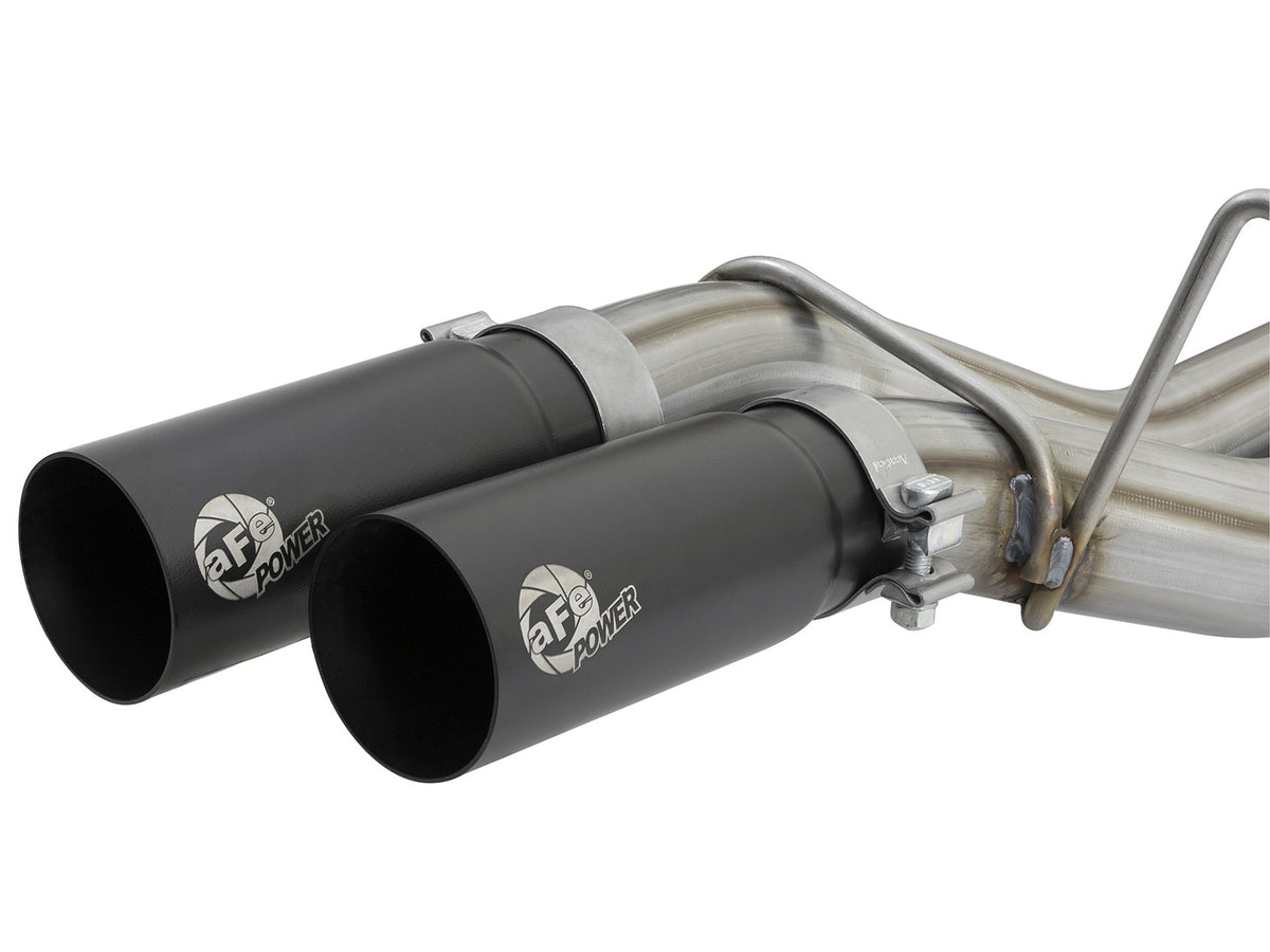 Rebel Series 3 Inch 409 Stainless Steel Cat-Back Exhaust System w/ Tip Ford F-150 Raptor 17-20 V6-3.5L (tt) aFe Power-10