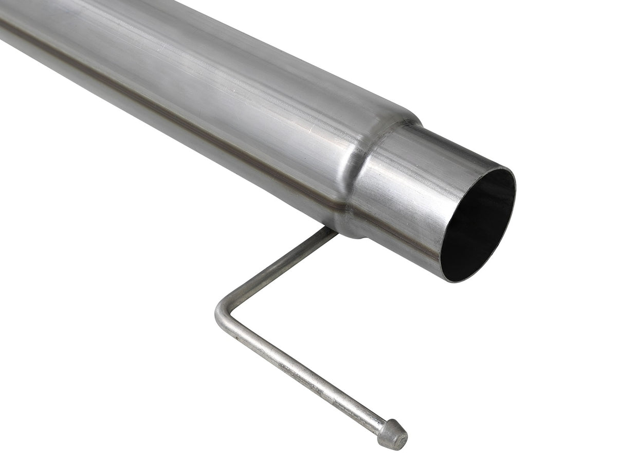 Large Bore-HD 4 Inch 409 Stainless Steel Dpf-Back Exhaust System w/ Tip Ford F-150 18-20 V6-3.0L (td) aFe Power-11