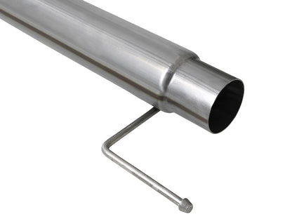 Large Bore-HD 4 Inch 409 Stainless Steel Dpf-Back Exhaust System w/ Tip Ford F-150 18-20 V6-3.0L (td) aFe Power-11