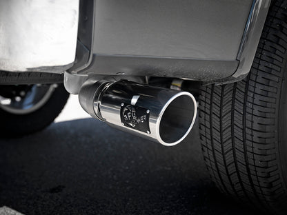 Large Bore-HD 4 Inch 409 Stainless Steel Dpf-Back Exhaust System w/ Tip Ford F-150 18-20 V6-3.0L (td) aFe Power-6