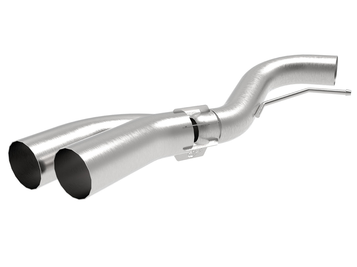Rebel 409 Stainless Steel Dpf-Back Exhaust System w/ Dual Tips Ford F-150 18-21 V6-3.0L (td) aFe Power