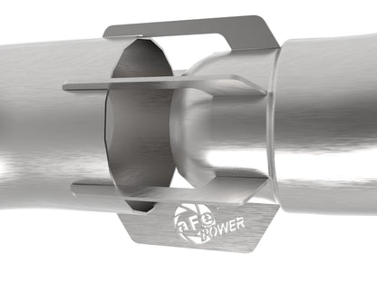Rebel 409 Stainless Steel Dpf-Back Exhaust System w/ Dual Tips Ford F-150 18-21 V6-3.0L (td) aFe Power-1