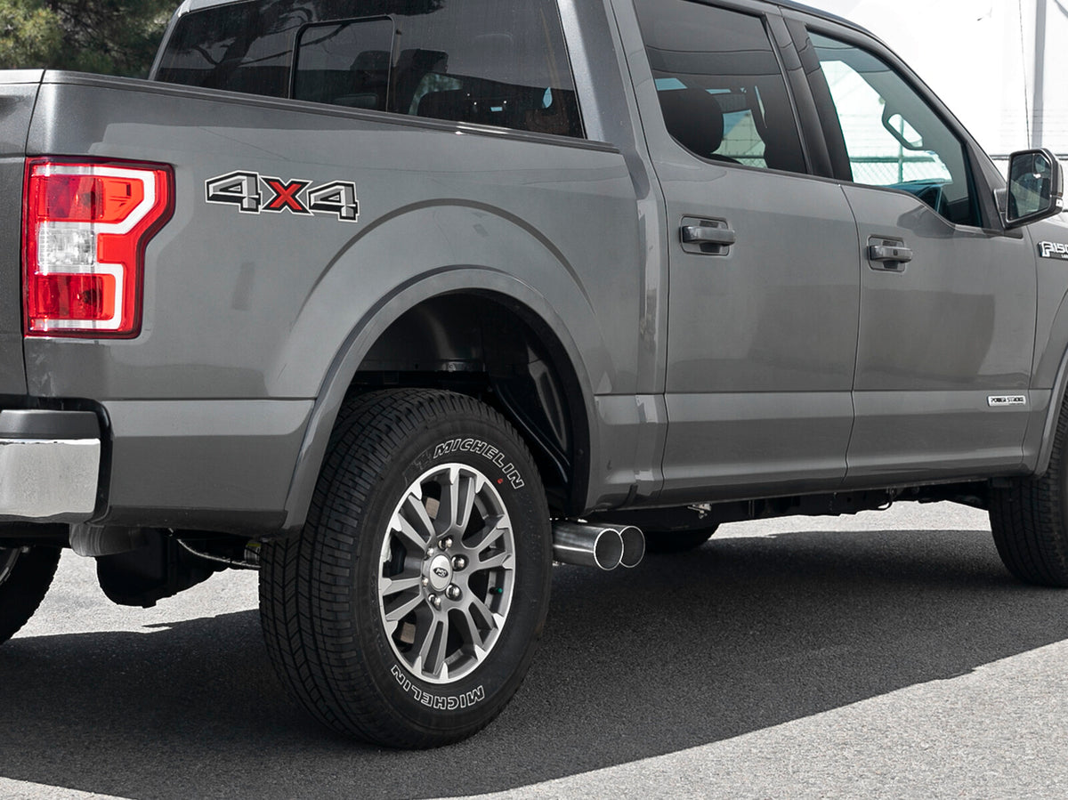 Rebel 409 Stainless Steel Dpf-Back Exhaust System w/ Dual Tips Ford F-150 18-21 V6-3.0L (td) aFe Power-2