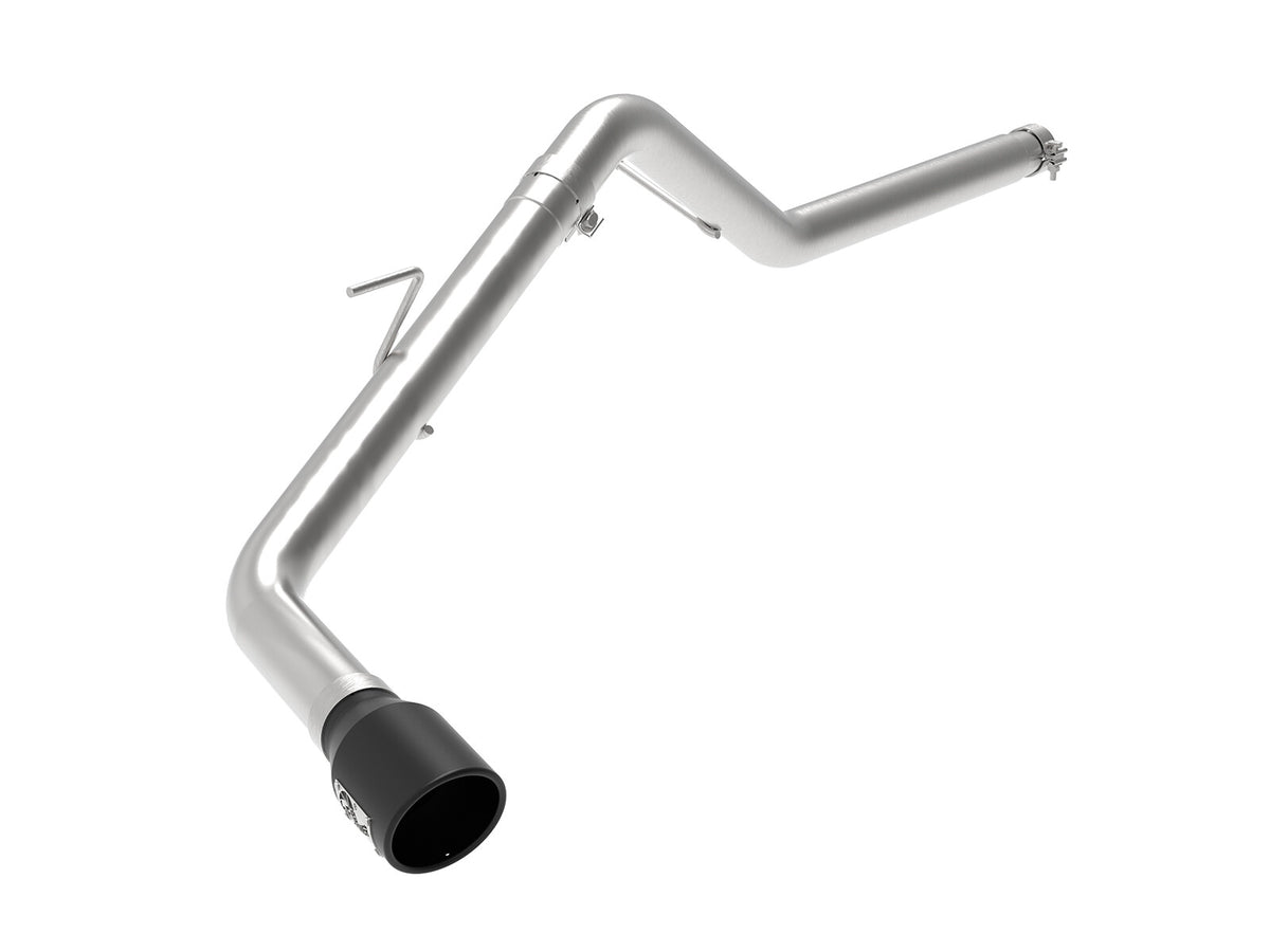 Apollo GT Series 3 Inch 409 Stainless Steel Axle-Back Exhaust System w/ Black Tip Ford Ranger 19-23 L4-2.3L (t) aFe Power-5