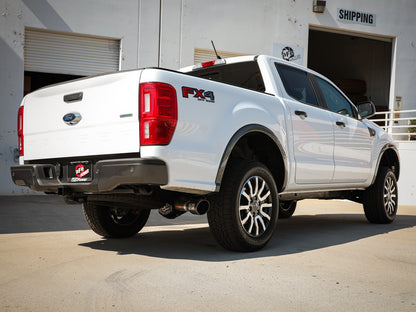 Apollo GT Series 3 Inch 409 Stainless Steel Axle-Back Exhaust System w/ Black Tip Ford Ranger 19-23 L4-2.3L (t) aFe Power-8