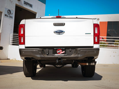 Apollo GT Series 3 Inch 409 Stainless Steel Axle-Back Exhaust System w/ Black Tip Ford Ranger 19-23 L4-2.3L (t) aFe Power-9