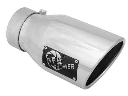 Apollo GT Series 3 Inch 409 Stainless Steel Axle-Back Exhaust System w/ Black Tip Ford Ranger 19-23 L4-2.3L (t) aFe Power-1