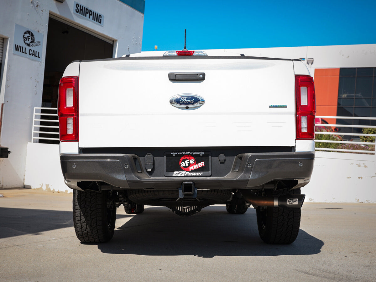 Apollo GT Series 3 Inch 409 Stainless Steel Cat-Back Exhaust System w/ Tip Ford Ranger 19-23 L4-2.3L (t) Slant Cut aFe Power-14
