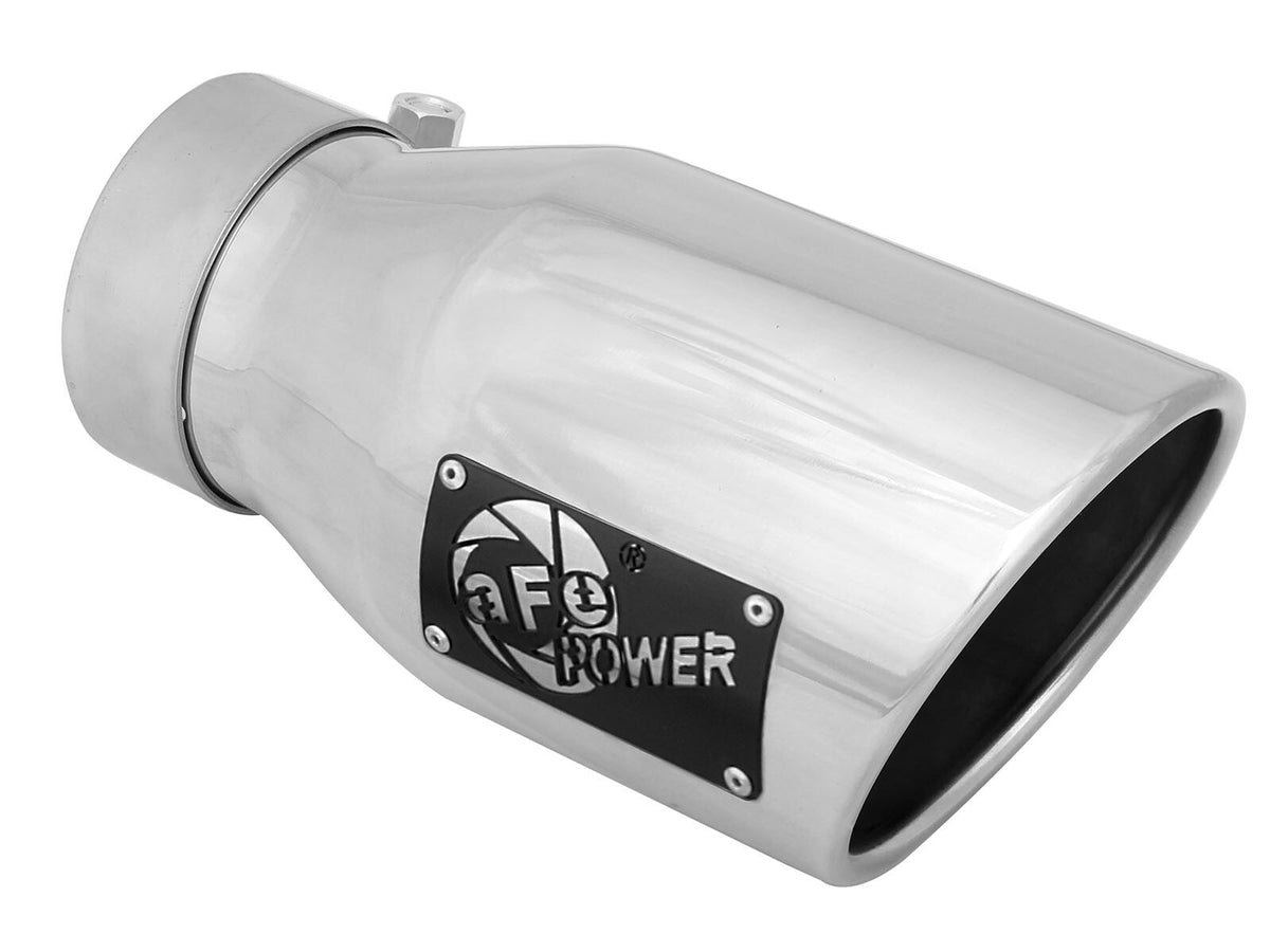 Apollo GT Series 3 Inch 409 Stainless Steel Cat-Back Exhaust System w/ Tip Ford Ranger 19-23 L4-2.3L (t) Slant Cut aFe Power-1