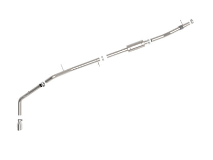 Apollo GT Series 3 Inch 409 Stainless Steel Cat-Back Exhaust System w/ Tip Ford Ranger 19-23 L4-2.3L (t) Slant Cut aFe Power-4