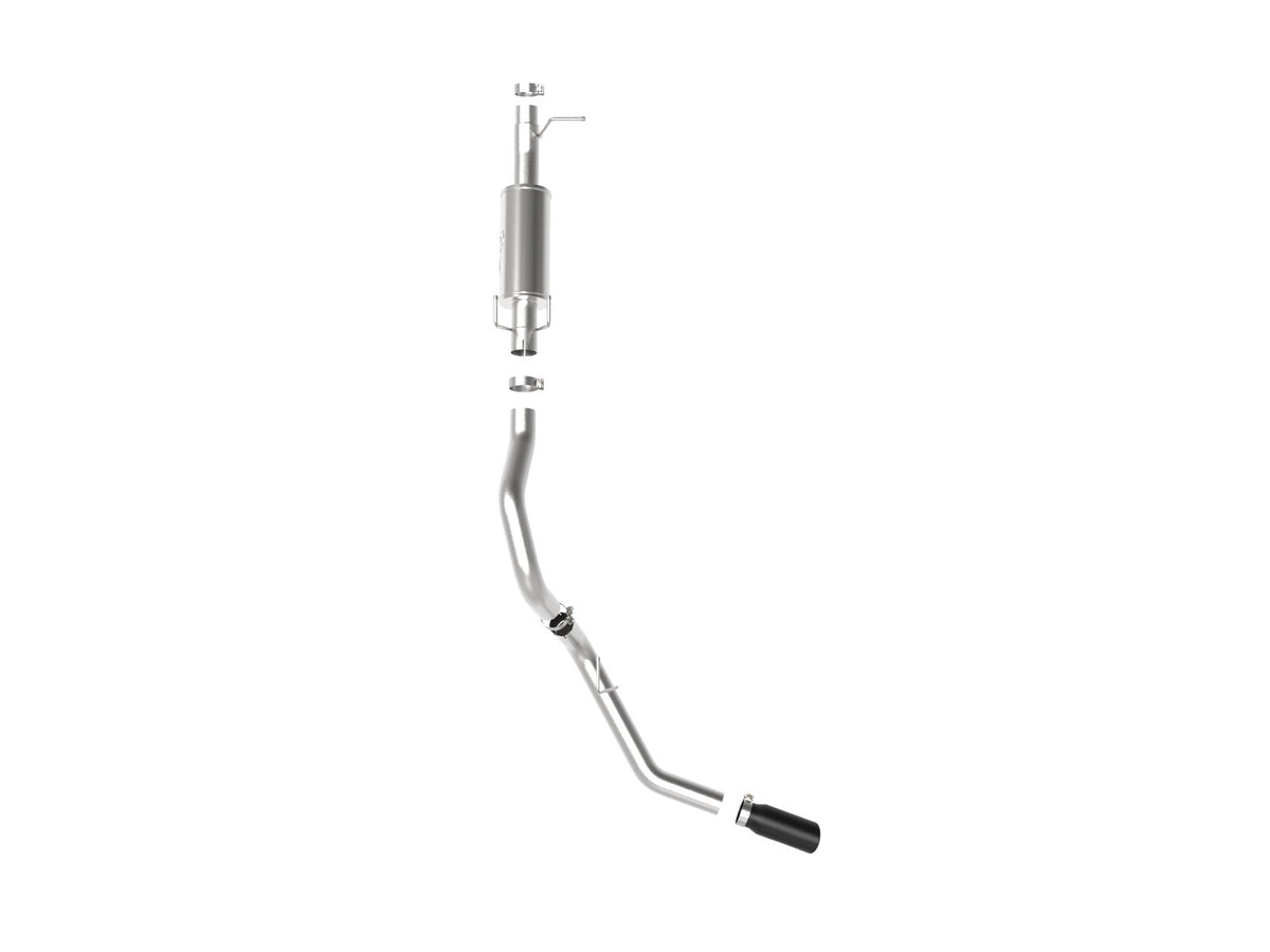 Apollo GT Series 3-1/2 Inch Stainless Steel Axle-Back Exhaust System w/ Tip Ford F-250/F-350 17-26 V8-6.2/6.8/7.3L Moderate Sound Level aFe Power-4