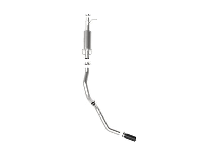 Apollo GT Series 3-1/2 Inch Stainless Steel Axle-Back Exhaust System w/ Tip Ford F-250/F-350 17-26 V8-6.2/6.8/7.3L Moderate Sound Level aFe Power-4