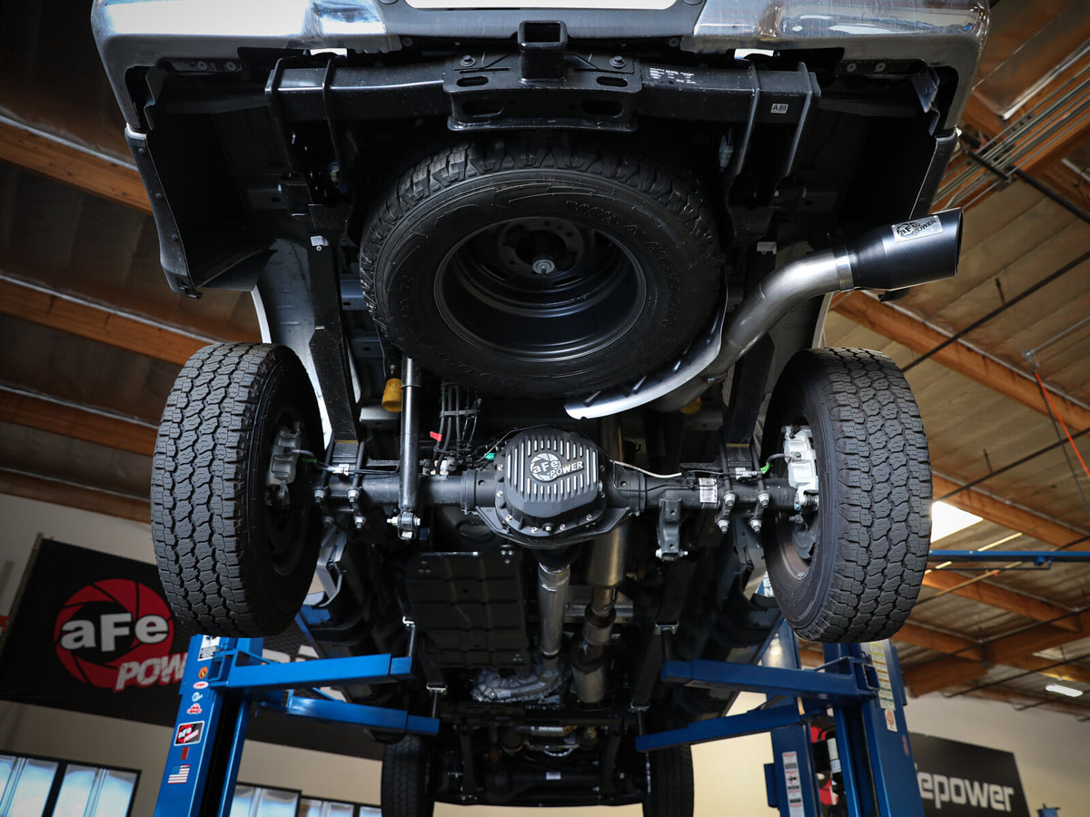 Apollo GT Series 3-1/2 Inch Stainless Steel Axle-Back Exhaust System w/ Tip Ford F-250/F-350 17-26 V8-6.2/6.8/7.3L Moderate Sound Level aFe Power-7