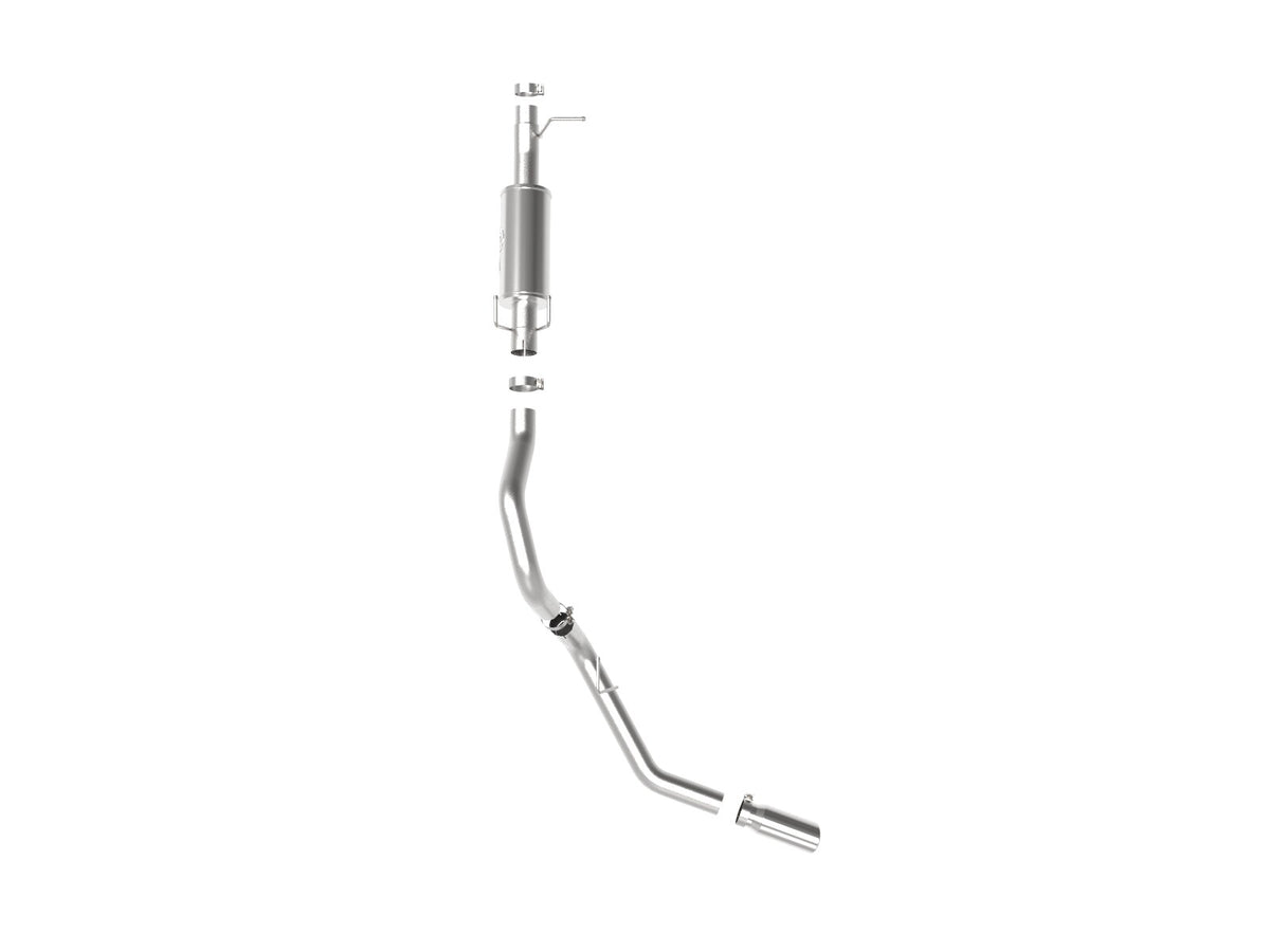 Apollo GT Series 3-1/2 Inch Stainless Steel Axle-Back Exhaust System w/ Tip Ford F-250/F-350 17-26 V8-6.2/6.8/7.3L Moderate Sound Level aFe Power-1