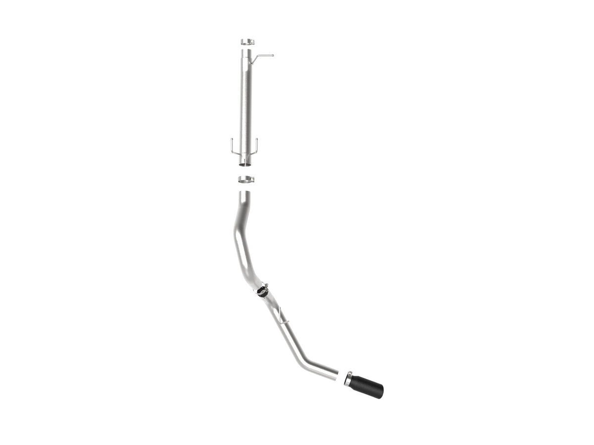 Apollo GT Series 3-1/2 Inch Stainless Steel Axle-Back Exhaust System w/ Tip Ford F-250/F-350 17-26 V8-6.2/6.8/7.3L Aggressive Sound Level aFe Power-4