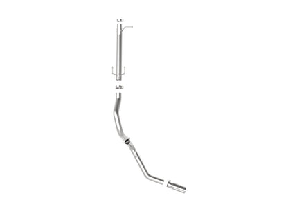 Apollo GT Series 3-1/2 Inch Stainless Steel Axle-Back Exhaust System w/ Tip Ford F-250/F-350 17-26 V8-6.2/6.8/7.3L Aggressive Sound Level aFe Power-1