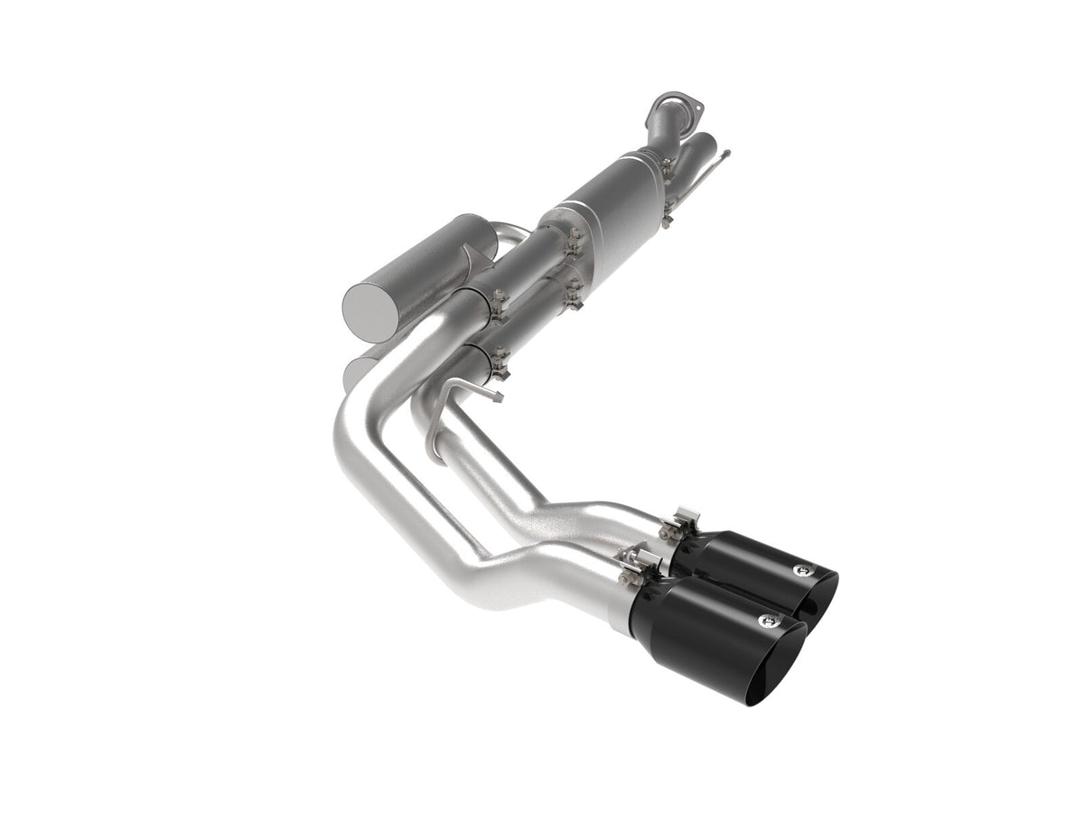 Rebel Series 3 Inch 409 Stainless Steel Cat-Back Exhaust System w/ Tip Ford F-250/F-350 17-26 V8-6.2/6.8/7.3L aFe Power-7