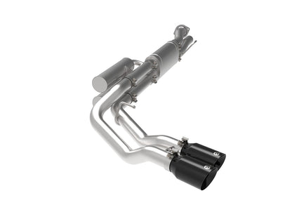 Rebel Series 3 Inch 409 Stainless Steel Cat-Back Exhaust System w/ Tip Ford F-250/F-350 17-26 V8-6.2/6.8/7.3L aFe Power-7