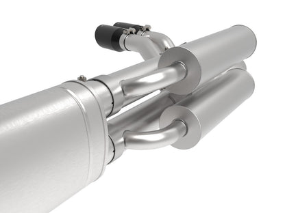 Rebel Series 3 Inch 409 Stainless Steel Cat-Back Exhaust System w/ Tip Ford F-250/F-350 17-26 V8-6.2/6.8/7.3L aFe Power-9