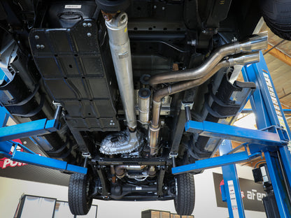 Rebel Series 3 Inch 409 Stainless Steel Cat-Back Exhaust System w/ Tip Ford F-250/F-350 17-26 V8-6.2/6.8/7.3L aFe Power-6