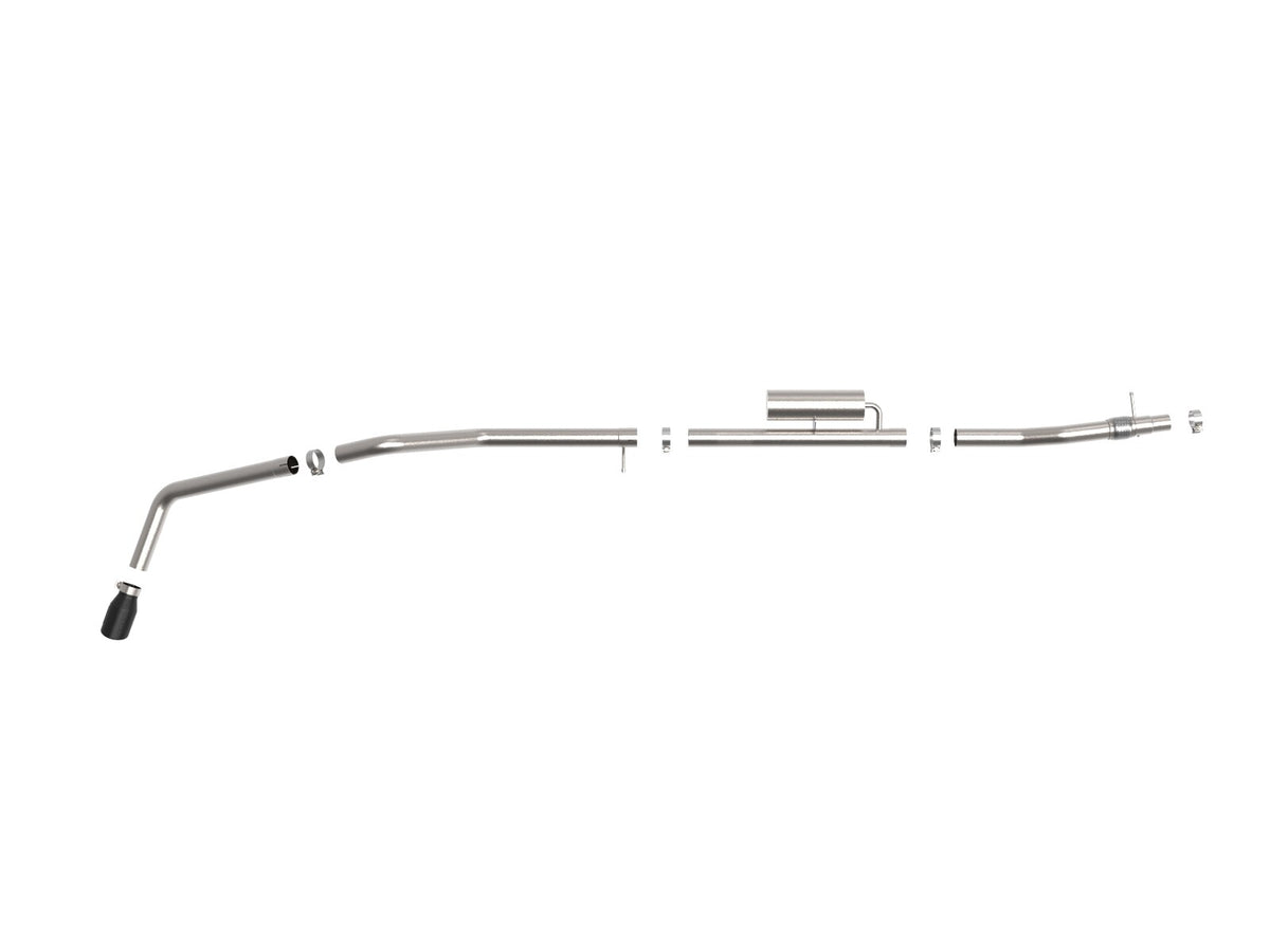 Apollo GT Series 3 Inch 409 Stainless Steel Cat-Back Exhaust System w/ Tip Ford Ranger 19-23 L4-2.3L (t) Straight Cut aFe Power-10