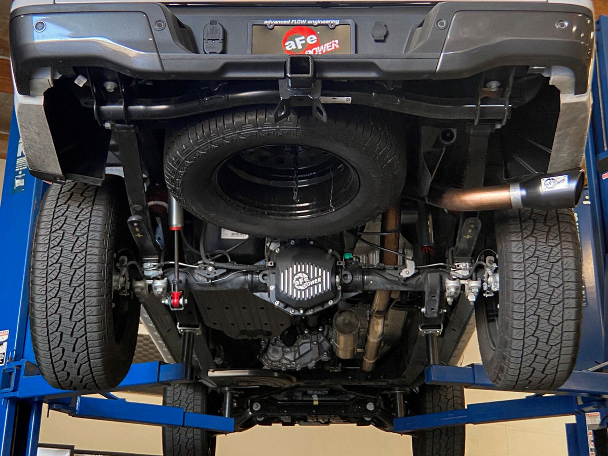 Apollo GT Series 3 Inch 409 Stainless Steel Cat-Back Exhaust System w/ Tip Ford Ranger 19-23 L4-2.3L (t) Straight Cut aFe Power-13