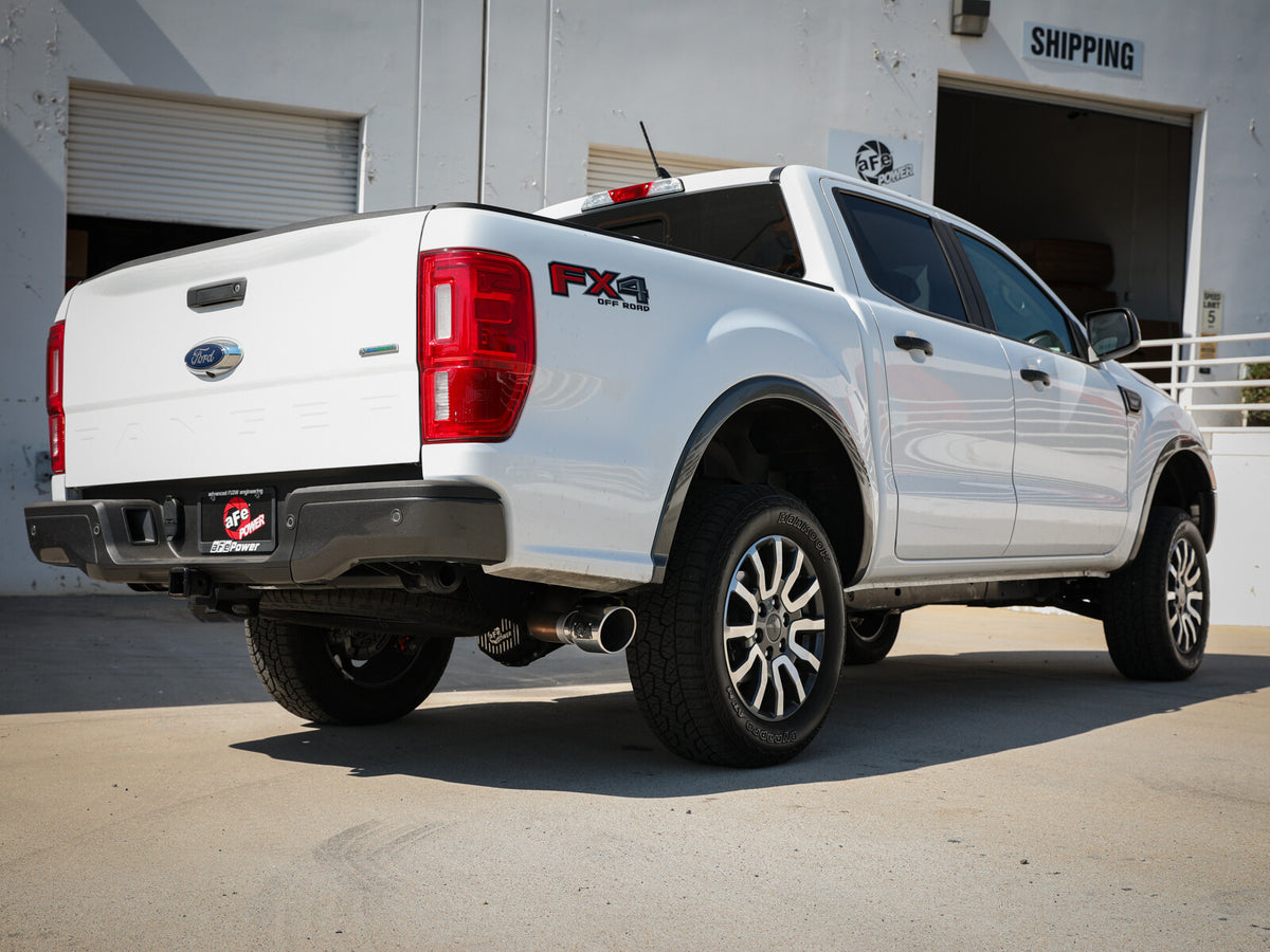 Apollo GT Series 3 Inch 409 Stainless Steel Cat-Back Exhaust System w/ Tip Ford Ranger 19-23 L4-2.3L (t) Straight Cut aFe Power-4