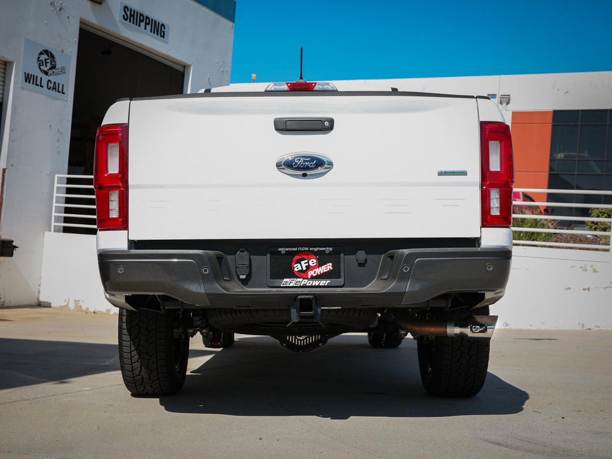 Apollo GT Series 3 Inch 409 Stainless Steel Cat-Back Exhaust System w/ Tip Ford Ranger 19-23 L4-2.3L (t) Straight Cut aFe Power-5