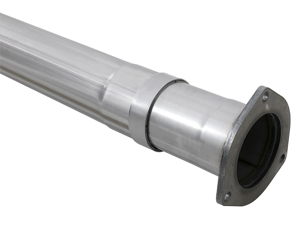 Rebel Xd Series 4 Inch 409 Stainless Steel Dpf-Back Exhaust w/Dual Tips Ford Diesel Trucks 11-14 V8-6.7L (td) aFe Power-8