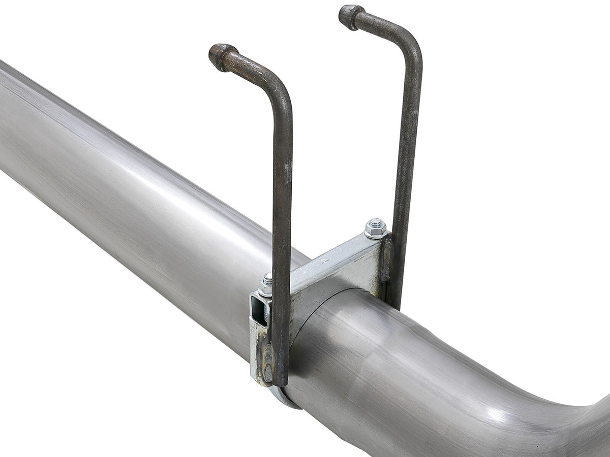 Rebel Xd Series 4 Inch 409 Stainless Steel Dpf-Back Exhaust w/Dual Tips Ford Diesel Trucks 11-14 V8-6.7L (td) aFe Power-2