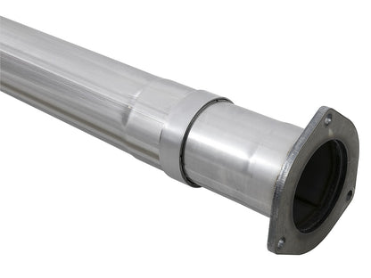 Rebel Xd Series 4 Inch 409 Stainless Steel Dpf-Back Exhaust w/Dual Tips Ford Diesel Trucks 11-14 V8-6.7L (td) aFe Power-3