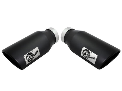 Large Bore-HD 4 Inch 409 Stainless Steel Dpf-Back Exhaust System w/ Tip Ford Diesel Trucks 15-16 V8-6.7L (td) aFe Power-6