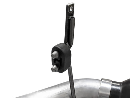 Large Bore-HD 4 Inch 409 Stainless Steel Dpf-Back Exhaust System w/ Tip Ford Diesel Trucks 15-16 V8-6.7L (td) aFe Power-8