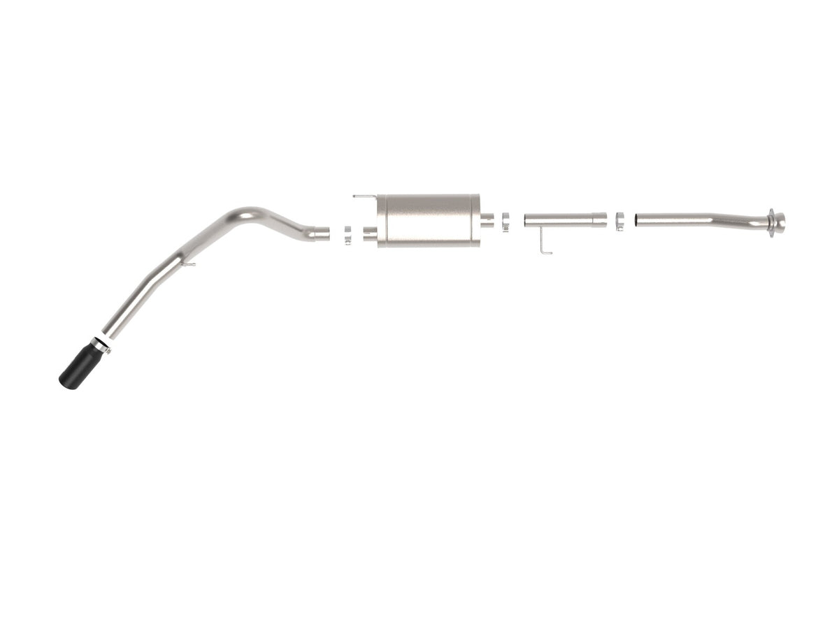 Apollo GT Series 3 Inch to 3-1/2 Inch 409 SS Cat-Back Exhaust System w/ Tip Ford F-150 21-26 V6-2.7L (tt)/3.5L (tt)/V8-5.0L aFe Power-10