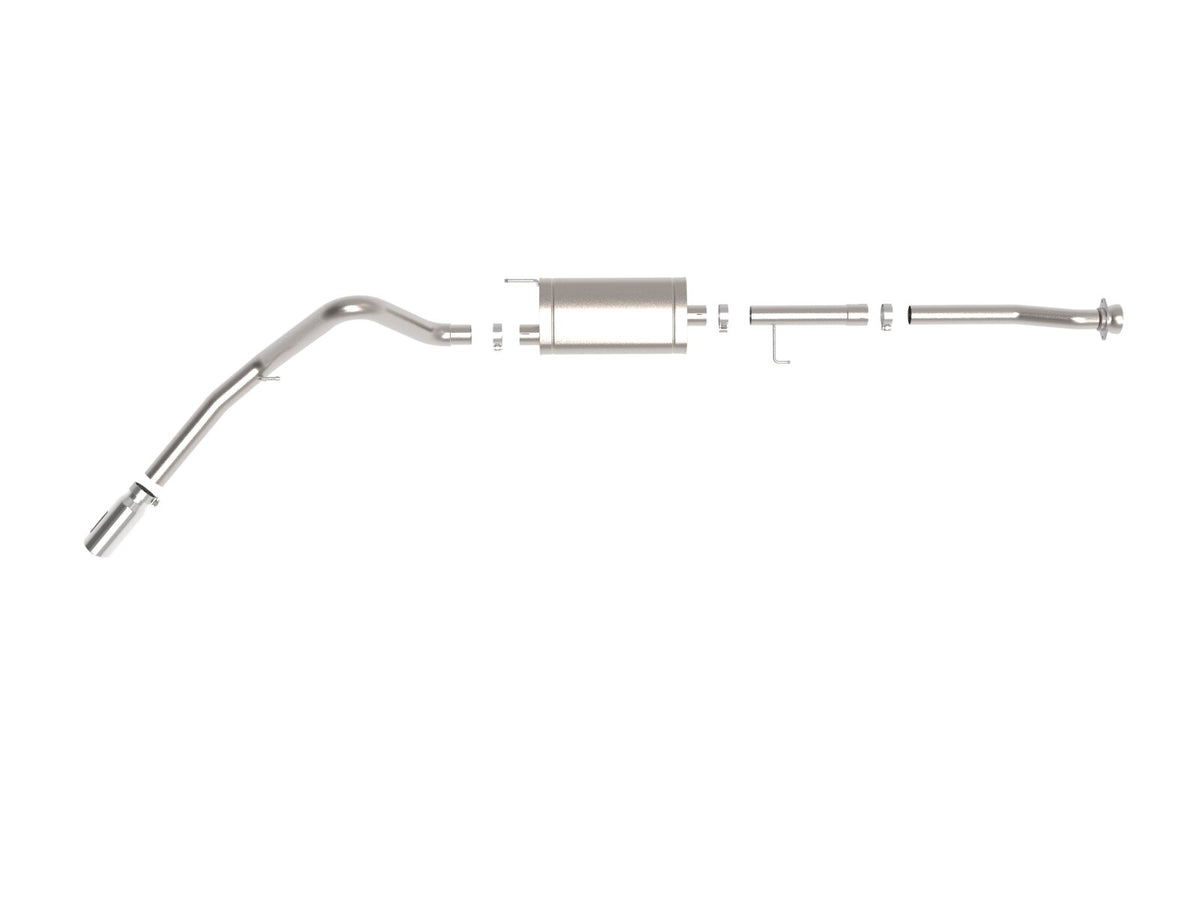 Apollo GT Series 3 Inch to 3-1/2 Inch 409 SS Cat-Back Exhaust System w/ Tip Ford F-150 21-26 V6-2.7L (tt)/3.5L (tt)/V8-5.0L aFe Power-3