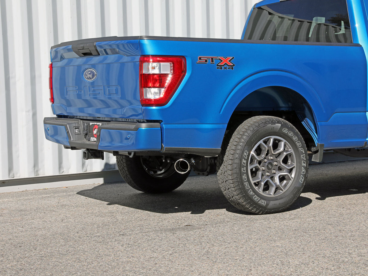 Apollo GT Series 3 Inch to 3-1/2 Inch 409 SS Cat-Back Exhaust System w/ Tip Ford F-150 21-26 V6-2.7L (tt)/3.5L (tt)/V8-5.0L aFe Power-4