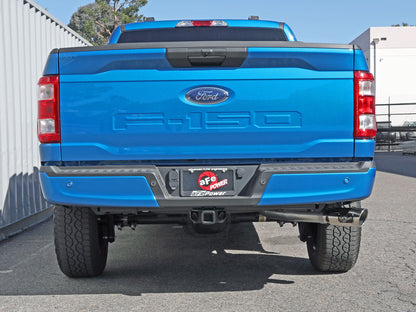 Apollo GT Series 3 Inch to 3-1/2 Inch 409 SS Cat-Back Exhaust System w/ Tip Ford F-150 21-26 V6-2.7L (tt)/3.5L (tt)/V8-5.0L aFe Power-5
