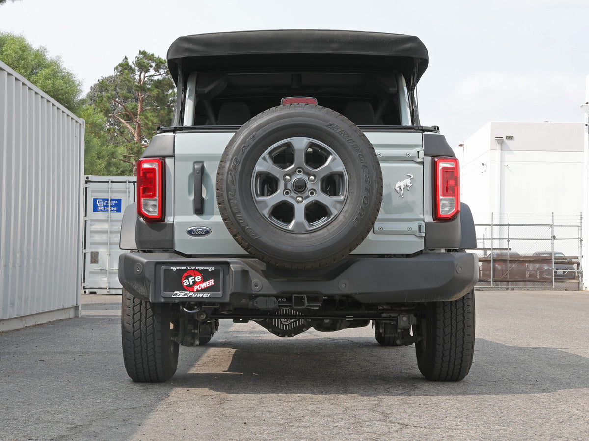 Apollo GT Series 3 Inch 409 Stainless Steel Cat-Back Hi-Tuck Exhaust System Ford Bronco 21-26 L4-2.3L (t)/V6-2.7L (tt) aFe Power-3