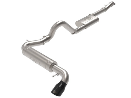 Apollo GT Series 3 Inch 409 Stainless Steel Cat-Back Exhaust System w/ Tip Ford Bronco 21-26 L4-2.3L (t)/V6-2.7L (tt) aFe Power-5