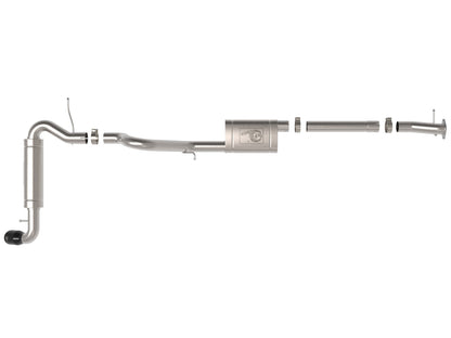 Apollo GT Series 3 Inch 409 Stainless Steel Cat-Back Exhaust System w/ Tip Ford Bronco 21-26 L4-2.3L (t)/V6-2.7L (tt) aFe Power-6