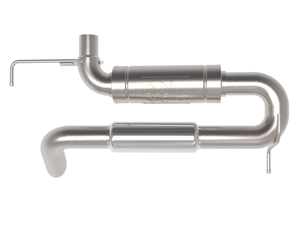 Apollo GT Series 3 Inch 409 Stainless Steel Axle-Back Hi-Tuck Exhaust System Ford Bronco 21-26 L4-2.3L (t)/V6-2.7L (tt) aFe Power-1