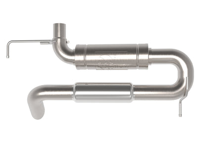 Apollo GT Series 3 Inch 409 Stainless Steel Axle-Back Hi-Tuck Exhaust System Ford Bronco 21-26 L4-2.3L (t)/V6-2.7L (tt) aFe Power-1