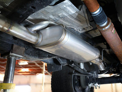 Rock Basher 2-1/2 Inch 409 Stainless Steel Cat-Back Hi-Tuck Exhaust System Ford Ranger 24-26 L4-2.3L (t) aFe Power-3
