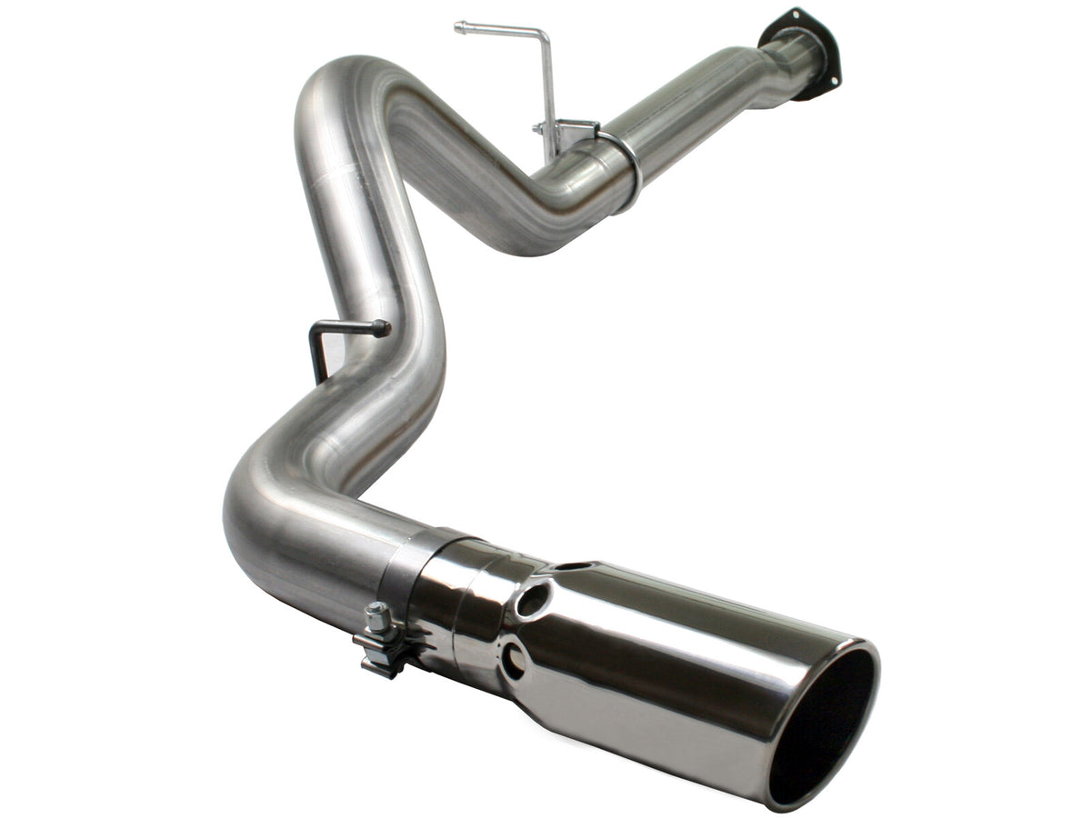 Large Bore-HD 4 Inch 409 Stainless Steel Dpf-Back Exhaust System GM Diesel Trucks 07.5-10 V8-6.6L (td) Lmm aFe Power