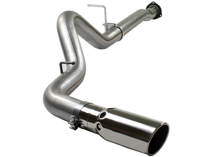 Large Bore-HD 4 Inch 409 Stainless Steel Dpf-Back Exhaust System GM Diesel Trucks 07.5-10 V8-6.6L (td) Lmm aFe Power