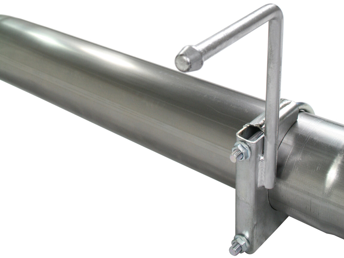 Large Bore-HD 4 Inch 409 Stainless Steel Dpf-Back Exhaust System GM Diesel Trucks 07.5-10 V8-6.6L (td) Lmm aFe Power-2