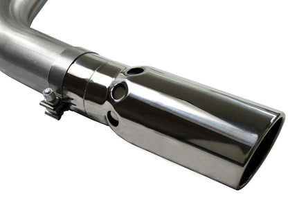 Large Bore-HD 4 Inch 409 Stainless Steel Dpf-Back Exhaust System GM Diesel Trucks 07.5-10 V8-6.6L (td) Lmm aFe Power-4